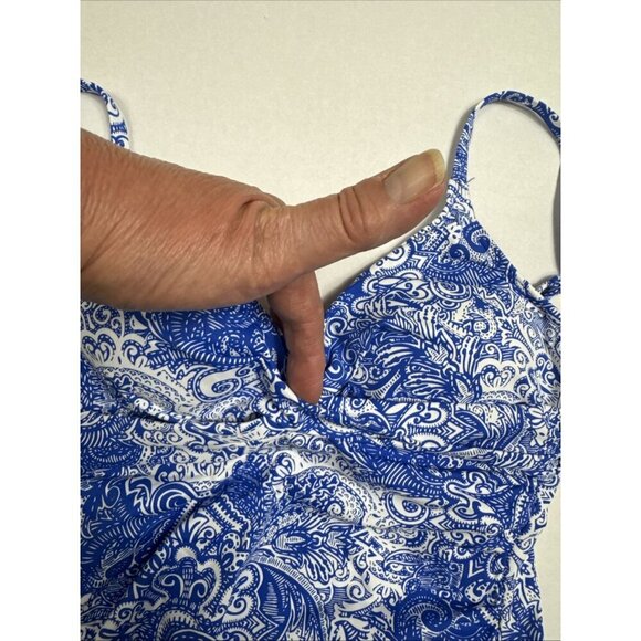 Lauren Ralph Lauren Women's 4 Underwire Slimming Support Tankini Swim Top NWT - Picture 5 of 16